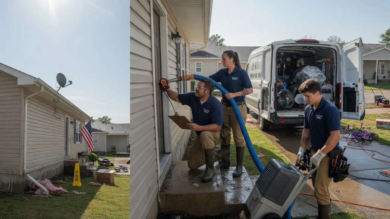Ceiling Water Damage Restoration in Cooter, MO near me